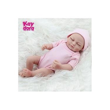 Kaydora Boneca Mini Bebe Reborn 25 Cm Completa Silicone Para em Promoção na  Americanas